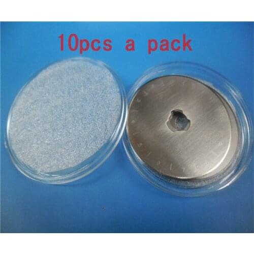 DHL shipping 1000-Rotary cutter blade 45mm for cutting paper leather sewing craft use 10pcs a pack SKS-7,High quality