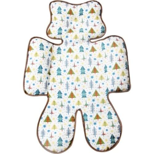 Baby Stroller Seat Cushion Thick Warm Car Seat Pad Cotton Sleeping Mattresses Newborn Pillow Carriage Infant Pram Accessories