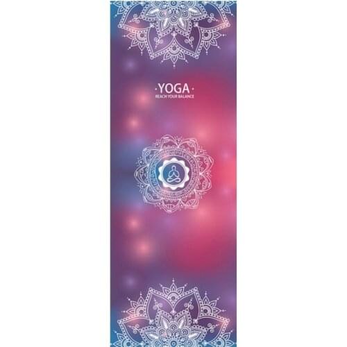 Portable Microfiber Yoga Mat Towel Non-slip Latex Particles Sweat Gym Fitness Blanket Slimming Sports Yoga Pilates Towel Mat