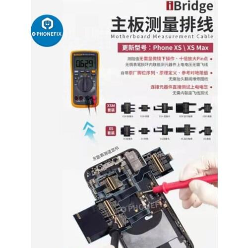 Qianli iBridge Test Cable Motherboard Fault Display Touch Tail Plug Front Rear Camera Repair for Phone X XS MAX 8P 8G 7P 7 6SP 6