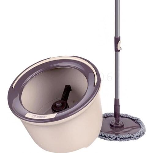 Single Bucket Rotating Mop Household Disposable Hand Washing Dry Wet Amphibious Double Drive Mop Mop Mop Mop The Bucket