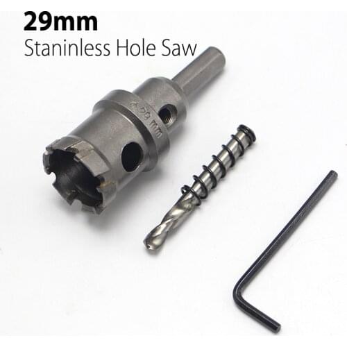 High Quality 29mm 1.14 Hard Alloy Metal Hole Saw Core Drill Bit Drill Bit for Metal Working Universal Type