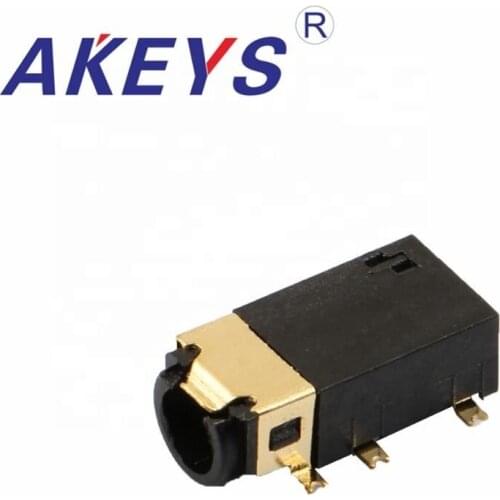 10pcs PJ-311 3.5 Earphone Jack 6pin Insert Pin 1fixed Pin Diameter 3.5mm Outlet Short Body Single Position Column