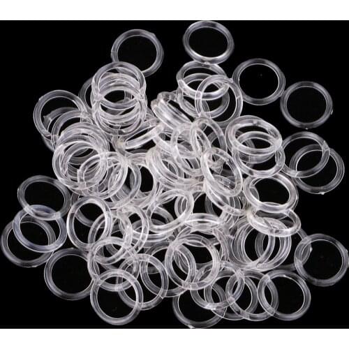 200 Piece Plastic Lingerie Bra Strap Sliders Adjuster Hook Clips for Corset