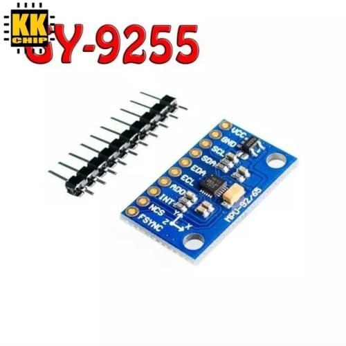 3-5V MPU-9255 MPU9255 Three-Axis Gyroscope+Accelerator+Magnetometer Sensor Board Module GY-9255 IIC/I2C