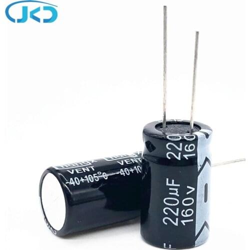 5pcs/lot 160V 220UF 16*26mm 20% RADIAL aluminum electrolytic capacitor 220000nf 20% 220uf160v