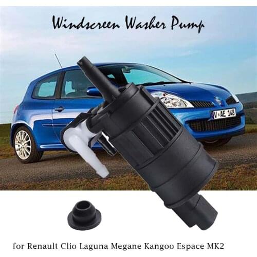 7700430702 Twin Outlet Windscreen Washer Pump For Renault Clio Espace Kangoo Laguna Megane Scenic 1998-2014