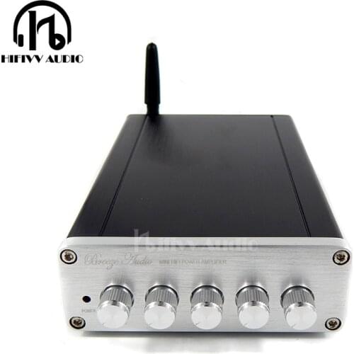 Mini TPA3116 Digital Audio Amplifier hifi Digital Bluetooth power amplifier 50W+50W+100W class D amplifier TPA3116D2 2.1CH
