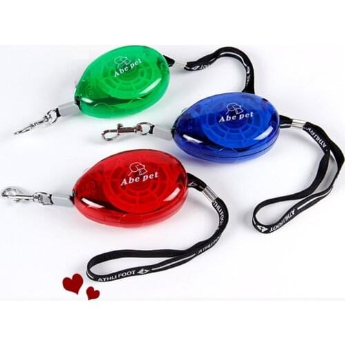 Dog Automatic Nylon Extending Leashes Nylon Cat Puppy Flexible Traction Rope Retractable Flexible Walking Running Leads Belt