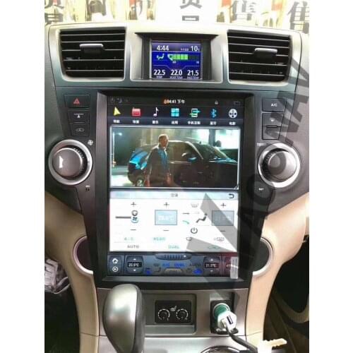 Car auto radio multimedia player for Toyota Highlander 2009-2012 2din android car stereo autoradio vertical screen DVD player