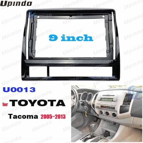 2 Din 9 Inch Car Radio Installation DVD GPS Mp5 ABS PC Plastic Fascia Plane Frame For TOYOTA Tacoma 2005-2013 Dash Kit