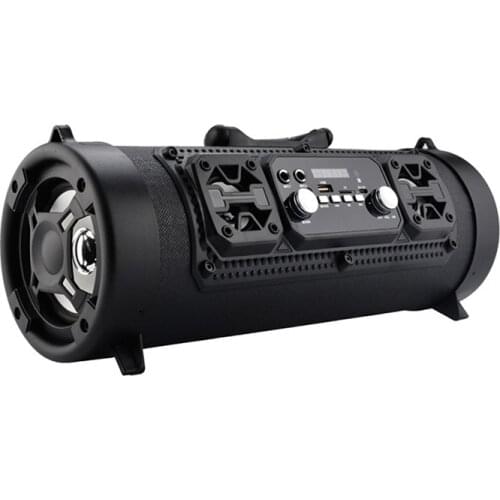 2021 Hot Wireless Bluetooth Waterproof Portable High-power 15W Music Barrel Speaker for Outdoor Spot