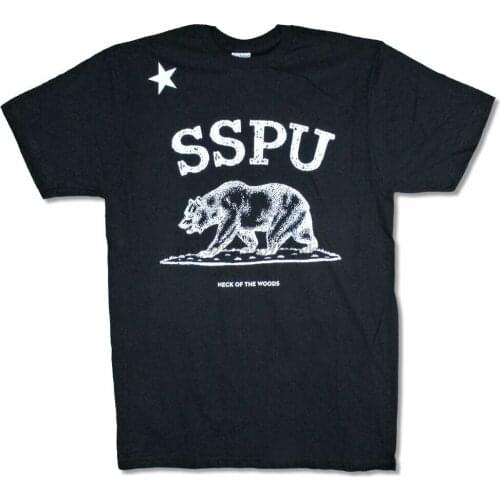 Silversun Pickups SSPU Bear Neck Of Woods Black T Shirt New Official Band Merch