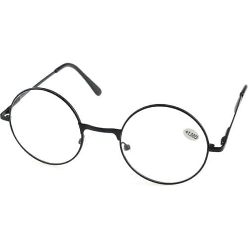 = CLARA VIDA = Classic vintage Retro round spring legs HD Super light men women reading glasses +1.0 +1.5 +2.0 +2.5 +3 +3.5 +4