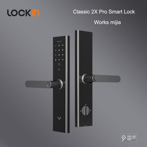 Fingerprint Smart Door Lock Password NFC Key APP Unlock Bulit-in Doorbell Opening Detect Work With Mijia/mi home Smart Linkage