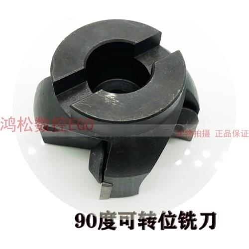 Indexable face milling cutter 90 degrees 63 80 100 125 160 200 315 400 flying cutter
