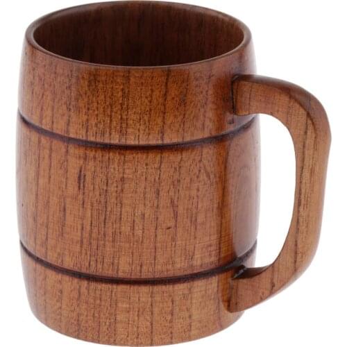 Japanese Style Creative Wooden Cups For Cold And Hot Drinks Coffee Tea Wine