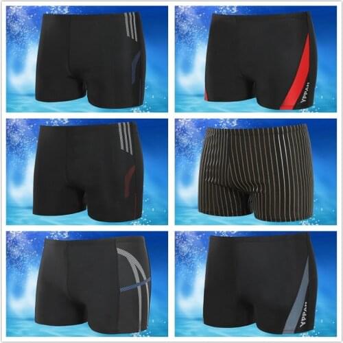 Summer Mens Swimwear Beach Shorts Surf Board Shorts men swimsuit Sexy swimming trunks Boxer Briefs Large Size For Gym Fitness