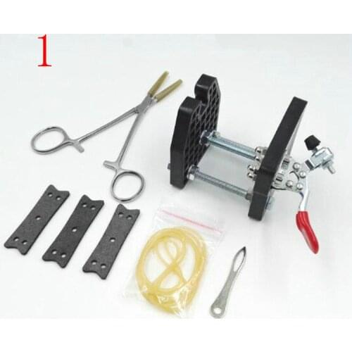New 1 Set Multifunction Tools Rubber band Tool Assistant Set + Variety of Gifts For DIY Slingshot Rubber Band fishing hunting