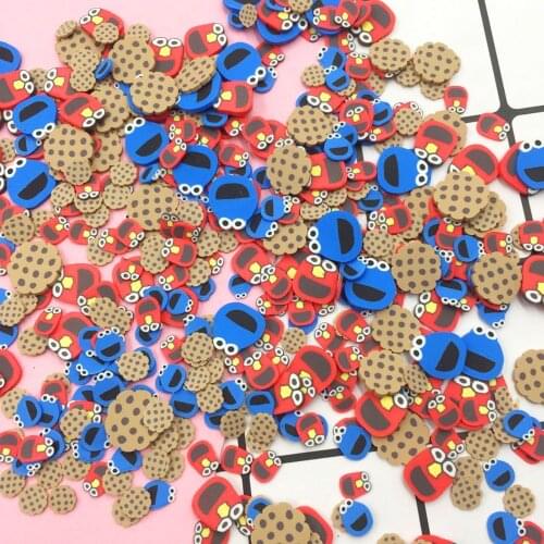 50g Polymer Hot Clay Cute Cartoon Slice Sprinkles for Phone Decor DIY Crafts Nail Art Decoration Slime Material Accessories