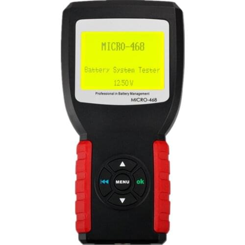 Portable Car Motor Vehicle Battery Tester 12V/24V Muliti-language Auto Digital CCA Battery Tester Voltage Measuring Instrument