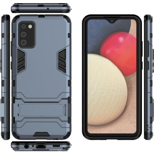 Kickstand Armor Case for Samsung M127F M515F M115F M01 Core M013F ShockProof Cover Galaxy M02S M025F M022F M21 M30S M31S Bumper