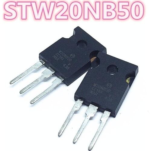 Tested good quality STW20NB50 STW20NB5O W20NB50 W20NB5O 20NB50 TO-247 MOS FET 20A/500V Free shipping