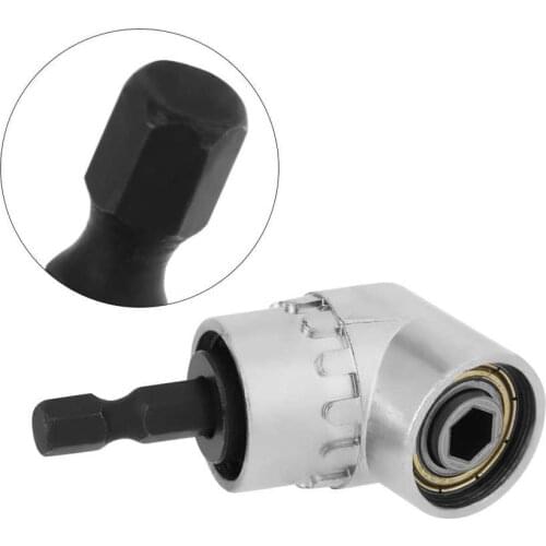 1/4 105° Angle Hex Extension Drill Bit Adjustable Screwdriver Socket H