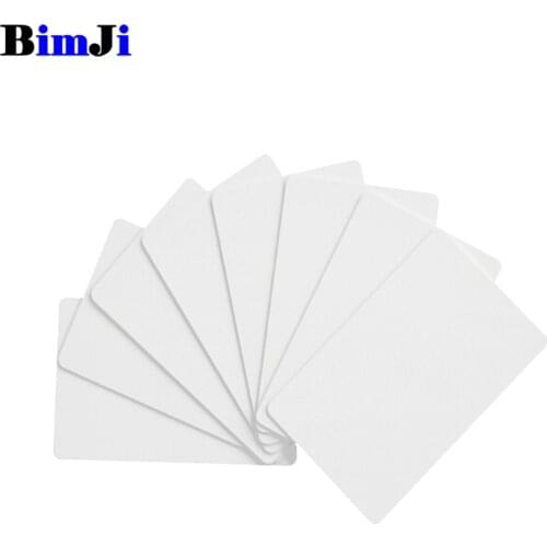 100pcs RFID Card 13.56Mhz MFS50 Proximity Smart Cards ISO14443A Cards 0.8mm For Access Control System