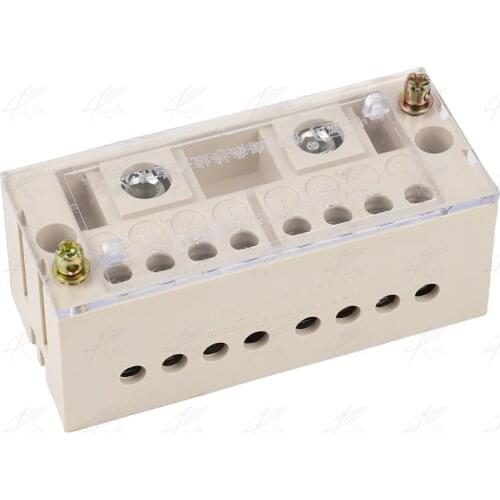 Self elevating FJ6/JDG single phase two input eight output distribution box junction box 220V home wiring terminal junction box