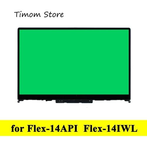 For FLEX-14API 81SS Lenovo ideapad FLEX-14IWL 81SQ 14.0" Touch Screen Assembly Frame HD FHD FRU 5D10S39562 5D10S39564 5D10S39563