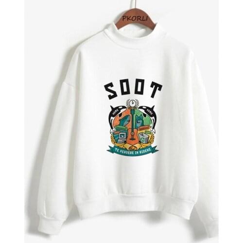 Wilbur Soot Print Woman Sweatshirts Winter Clothes Kawaii Pullovers Hoodies Female Harajuku Womens Long Sleeve Top Tracksuit