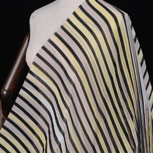 Dancing Dress Fashion Chiffon Pleated Dress Fabric Crushed Stylish For Skirt