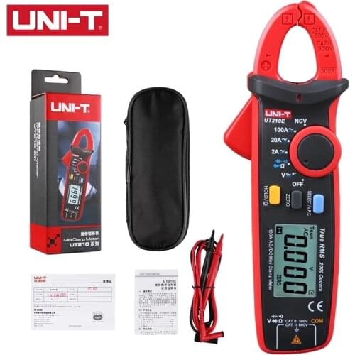 UT210E Digital Clamp AC/DC True RMS NCV VFC Low Pass Filter Auto range 2~3 times/s Sampling Rate LCD Backlight