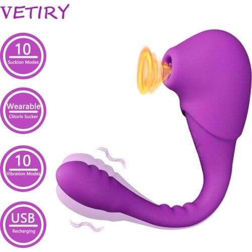 Vaginal Sucking Vibrator for Women G Spot Dildo Power Vibrating Clitoris Sucker Stimulator Nipple Massager Adults Sex Toys