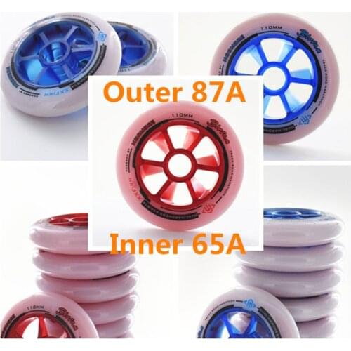 High Quality Inline Speed Skates Wheel 100 110mm Speed wheel for Professional 3X110mm 3X100mm 4X110mm 4X100mm Grip Track Racing