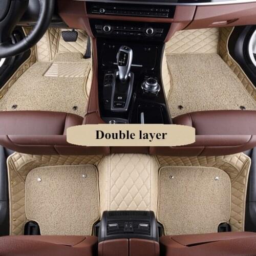 Top quality! Custom special car floor mats for Toyota Land Cruiser Prado J90 2002-1997 5 seats durable double layers car carpets