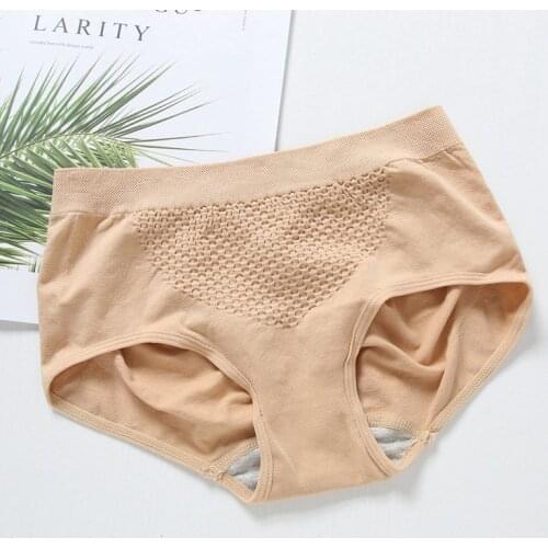 1pcs Women Cotton Briefs Comfortable Middle Waist Abdomen Sexy Underwear Ladies Cozy Breathable Plus Size Clothing Lingerie