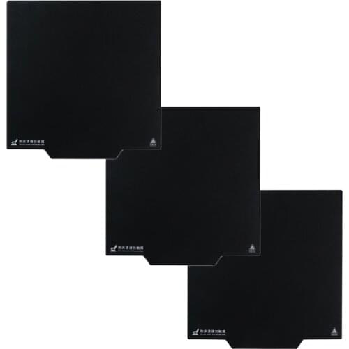 3D Printer Magnetic Bed 310x310/235x235mm Flexible Hot Bed Sticker Platforms with Handle Heat Paper for Ender 3/CR-10/TEVO