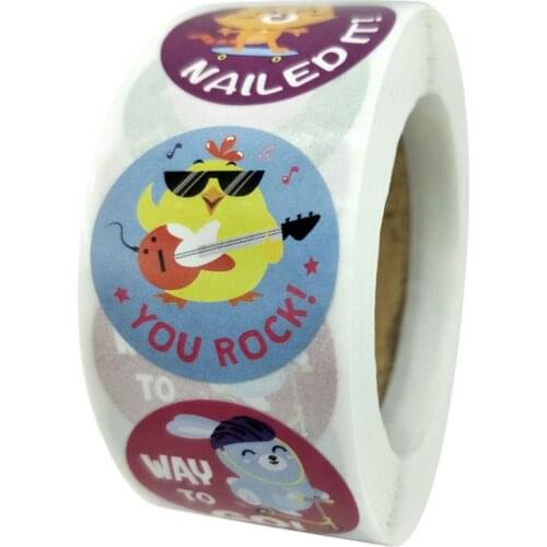 500PCS Reward Stickers for Teachers 1 Inch School Stickers on Sheets Teacher Supplies for Classroom Motivational Stickers