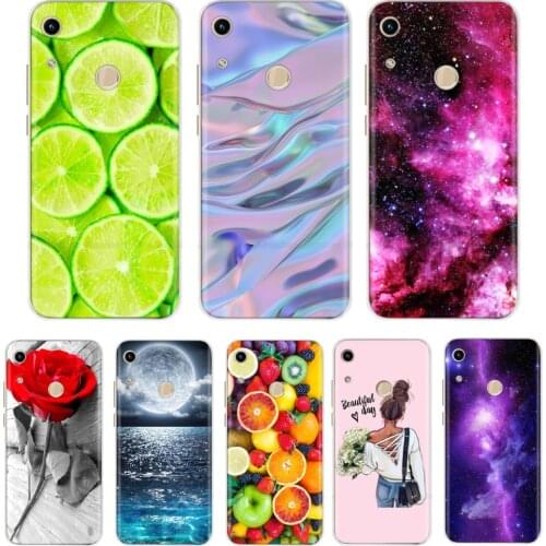 Case For Huawei Honor 8A Case Cover Silicone Case For Huawei Honor 8a Cover Flower Cartoon TPU Fundas For Honor 8A JAT-LX1 Capa