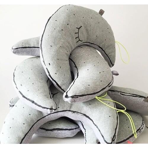 Baby Room Decoration Bed Bumper Moon Star Night Fashion INS Children Cushion Crib Protector Bedding Set Photography Props