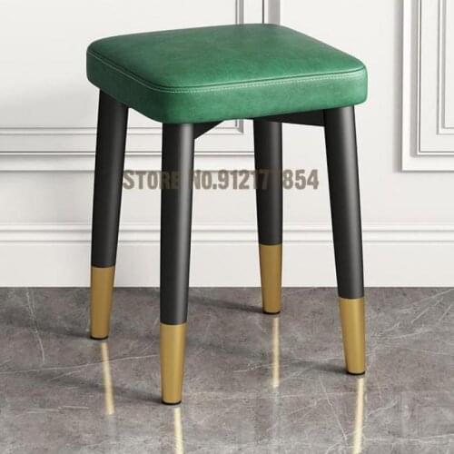 Home Light Luxury Stool Stackable Bench Modern Simple Dining Stool Fashion Creative Living Room Small Stool