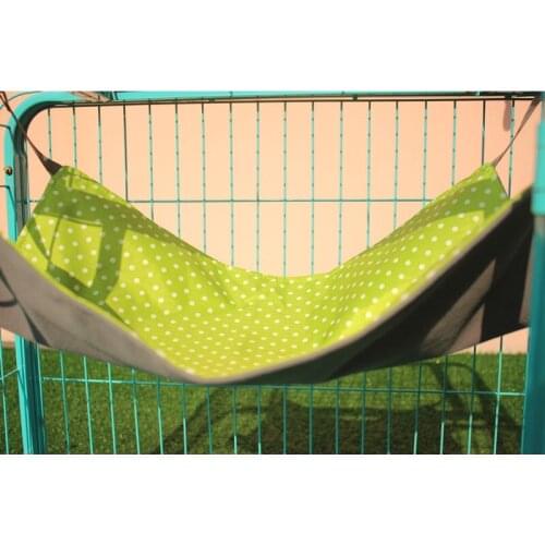 Cat Hammock Bed for Cages S/L Size Hanging Kennel Install in Cages Pet Bed Waterproof Material Puppy Cat Dog Kennel