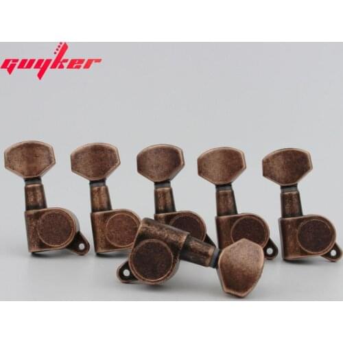 Guitar Locking Tuners Guitar Tuning Pegs machine head J-07 Lock Antique Bronze