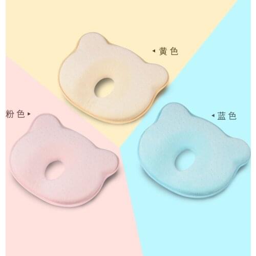 Memory Foam Baby Pillows Breathable Baby Shaping Pillows to Prevent Flat Head Ergonomic Newborns Pillow almofada infantil 0~12M