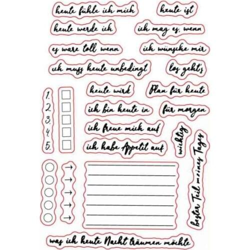 German Transparent Clear Silicone Stamp/Seal for DIY scrapbooking/photo album Decorative clear stamp M177