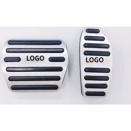 Aluminum Alloy Brake Accelerator No Drill Pedal Non-slip Pad Cover For Nissan Qashqai j11 2014-2018 2019 2020 Accessories