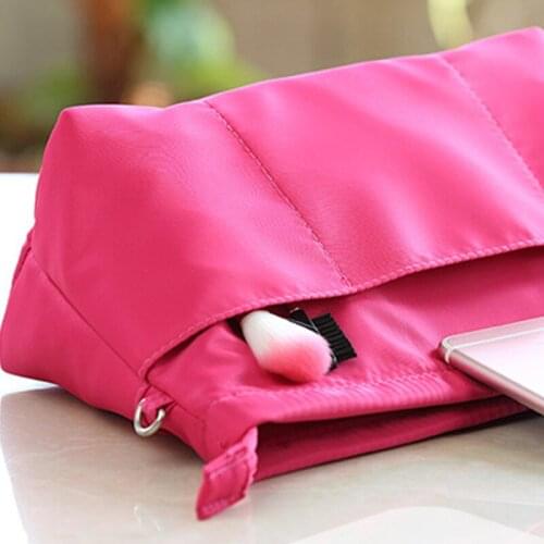 New Portable Travel Storage Bag New Arrival Women Organizer Cosmetic Bag Fashion Black / Gray / Rose Red