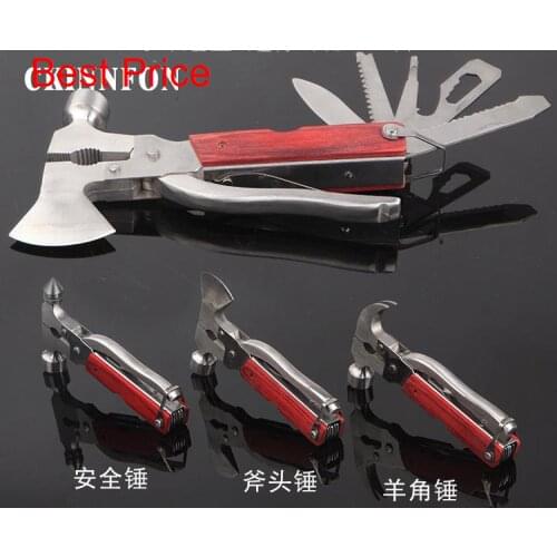 50Pcs/Lot Outdoor Portfolio Tools Ax Hammer Car Lifesaving Hammer Multifunction Safety Hammer